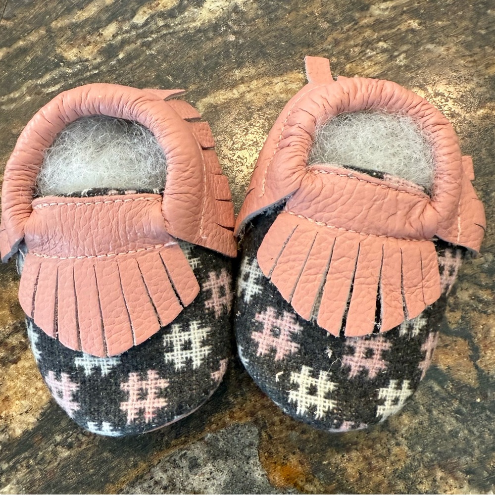 Baby girl moccasins